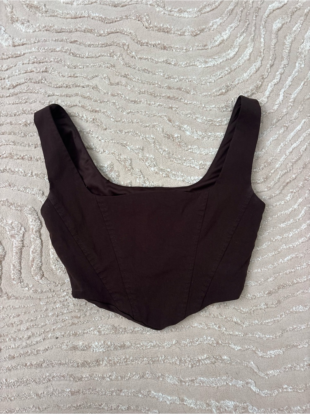 ASOS square neck crop top